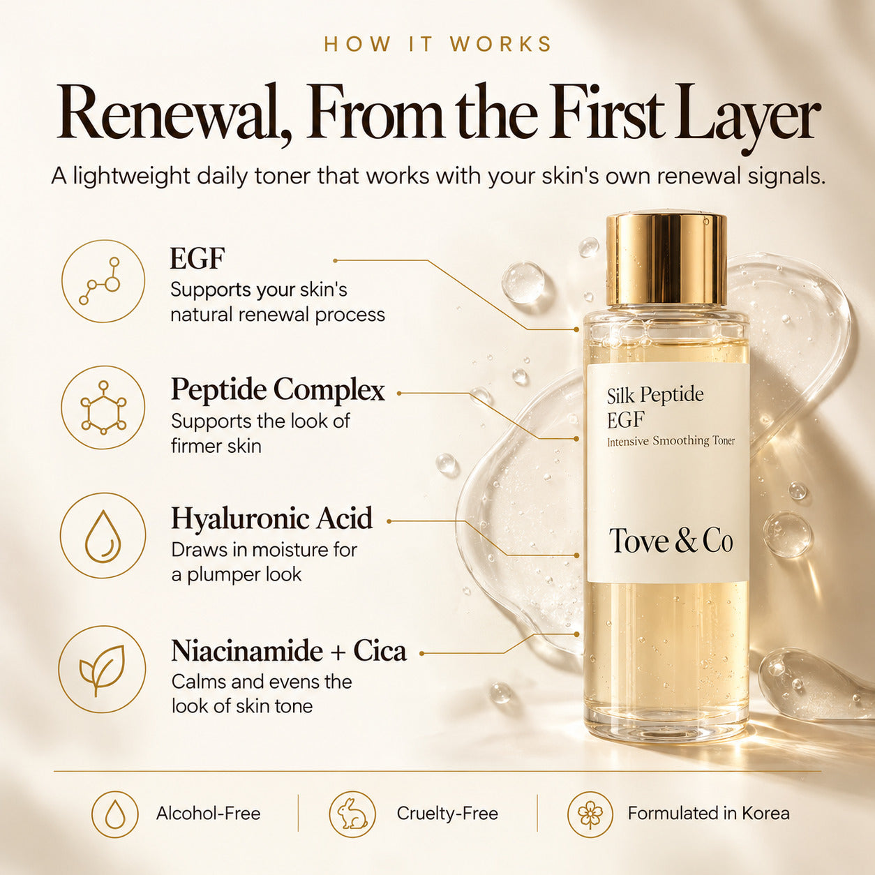 Tove & Co EGF Renewal Toner