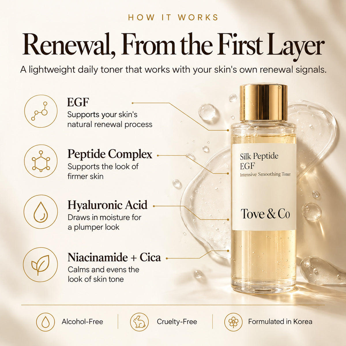 Tove & Co EGF Renewal Toner